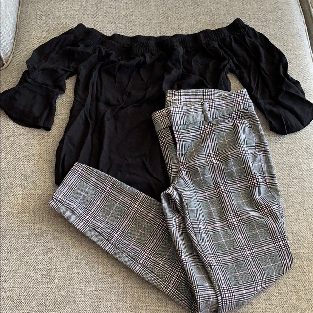 Pants size 4 . Top size xs